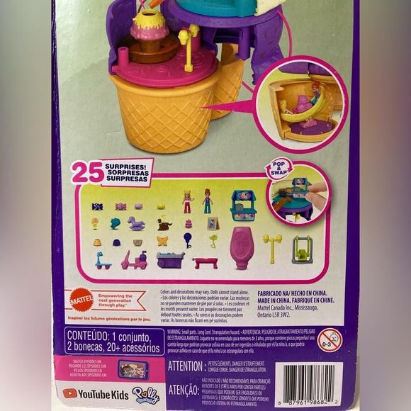 Polly Pocket Spin and Surprise Playground with Pop and Swap with 25 Suprises - Picture 3 of 4